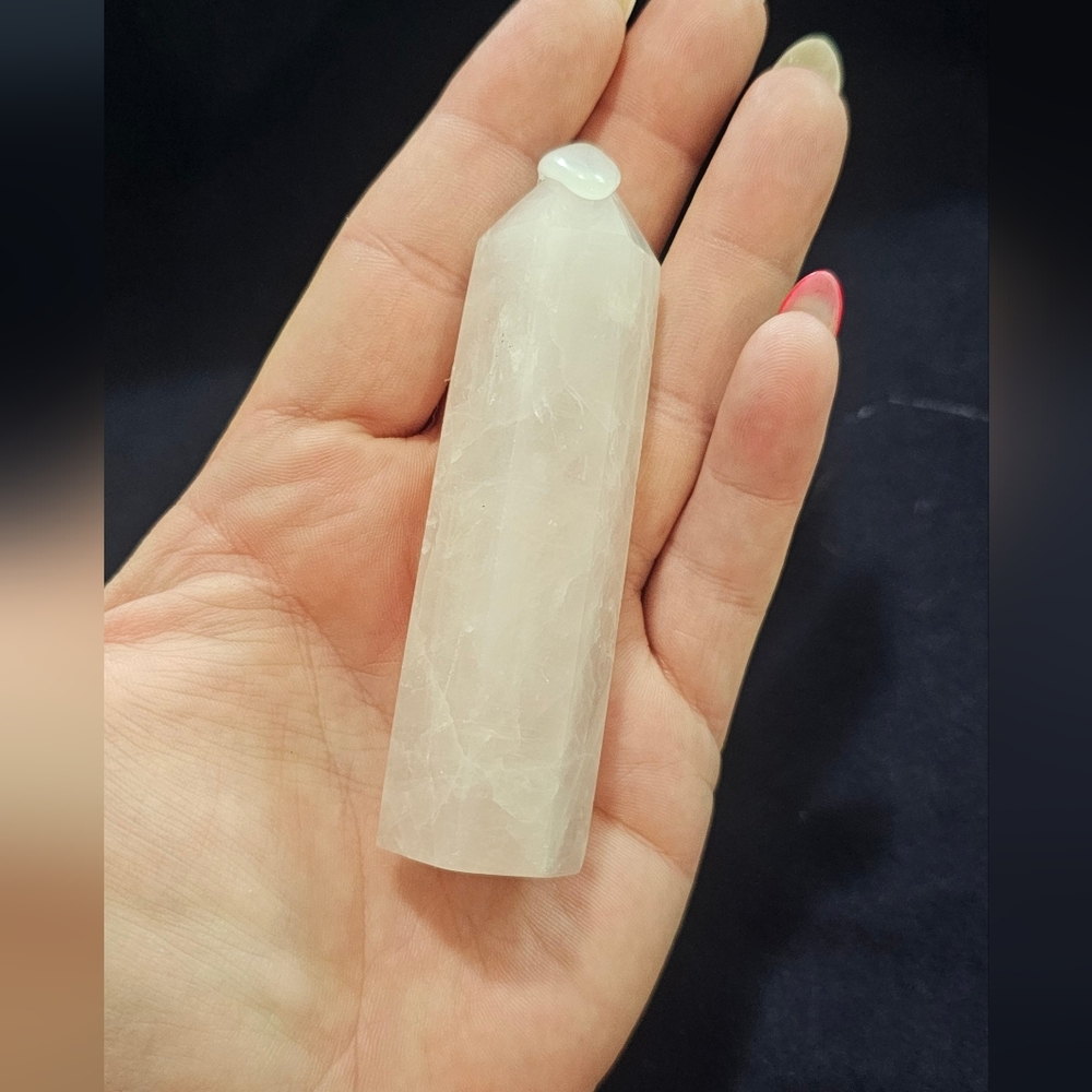 Rose Quartz Crystal Wand
